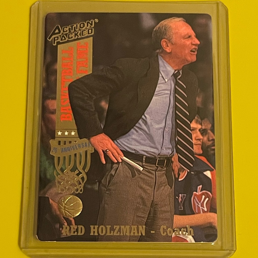 Red Holzman #13 1993-94 Action Packed [Hall Of Fame] Basketball Trading Card
